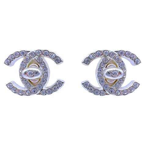 chanel turn lock earrings|chanel classic stud earrings.